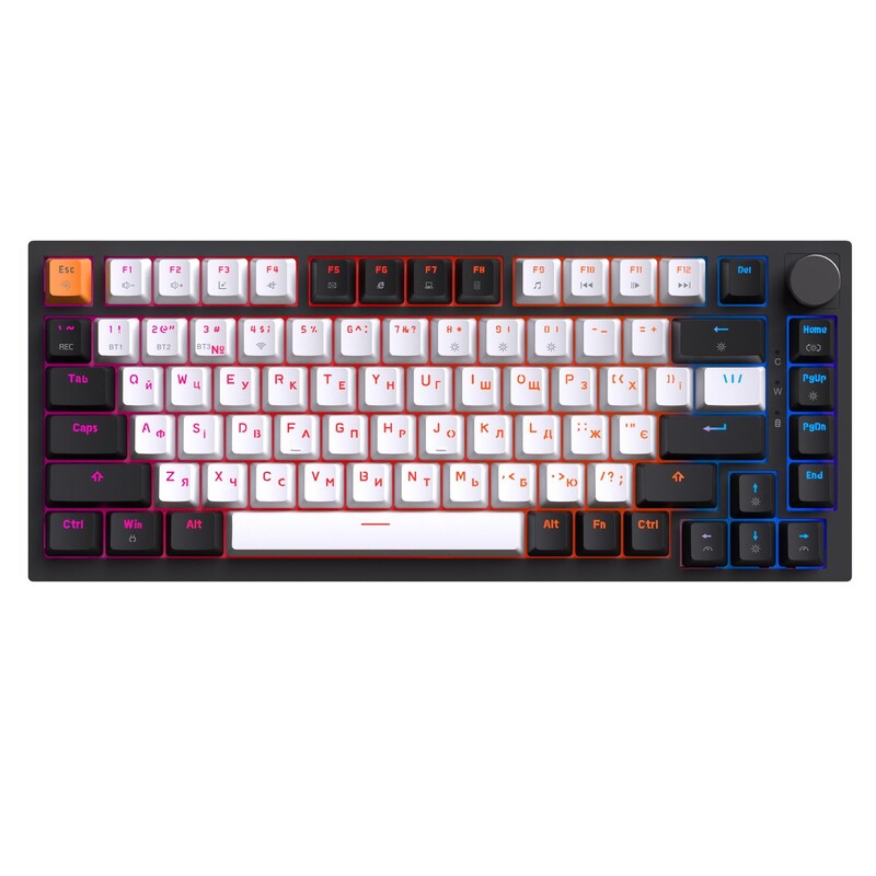 Клавиатура беспроводная GamePro Asgard Valhalla QLAB Sakura Switch Black (MK160-B-QS-PRO)