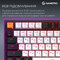 Фото - Клавиатура беспроводная GamePro Asgard Valhalla QLAB Sakura Switch Black (MK160-B-QS-PRO) | click.ua