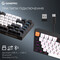 Фото - Клавиатура беспроводная GamePro Asgard Valhalla QLAB Sakura Switch Black (MK160-B-QS-PRO) | click.ua