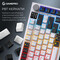 Фото - Клавіатура бездротова GamePro Asgard Valhalla QLAB Sakura Switch White With Display (MK160-W-D-QS-PRO) | click.ua
