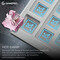 Фото - Клавіатура бездротова GamePro Asgard Valhalla QLAB Sakura Switch White With Display (MK160-W-D-QS-PRO) | click.ua
