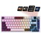 Фото - Клавіатура бездротова GamePro Asgard Valhalla QLAB Sakura Switch White With Display (MK160-W-D-QS-PRO) | click.ua