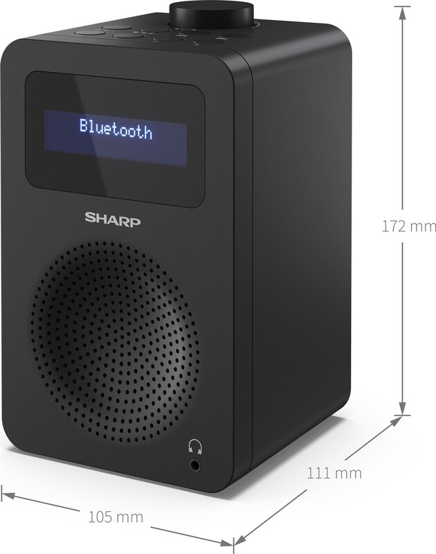 Радіоприймач Sharp DR-430 Black (DR-430(BK))