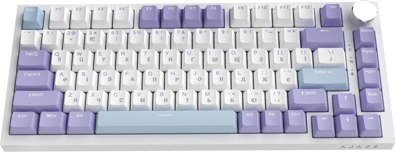 Клавіатура Ajazz AK820 Sea Salt Switch White USB-C (AK820-SS-PWB)