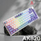 Фото - Клавіатура Ajazz AK820 Sea Salt Switch White USB-C (AK820-SS-PWB) | click.ua