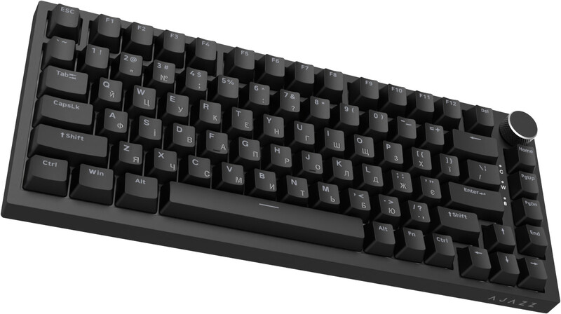 Клавіатура Ajazz AK820 Red Switch Black USB-C (AK820-R-B)