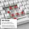 Фото - Клавіатура Ajazz AK820 Red Switch White USB-C (AK820-R-W) | click.ua
