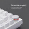 Фото - Клавіатура Ajazz AK820 Red Switch White USB-C (AK820-R-W) | click.ua