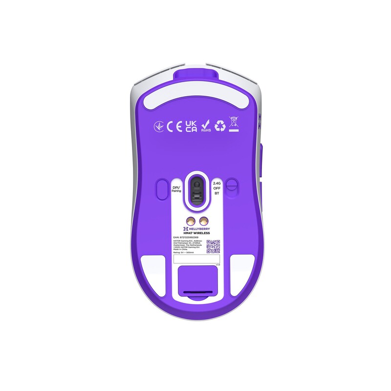 Мышь беспроводная Hator Hellyberry HM47 Wireless White/Violet (HM47_white_violet)