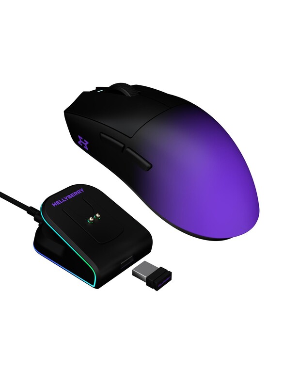 Миша бездротова Hator Hellyberry HM47 Pro Wireless Black/Violet Gradient (HM47PRO_black_violet)