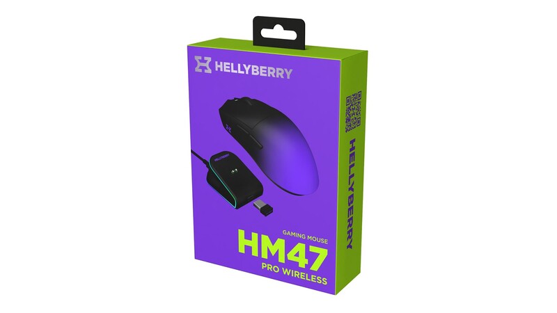 Миша бездротова Hator Hellyberry HM47 Pro Wireless Black/Violet Gradient (HM47PRO_black_violet)