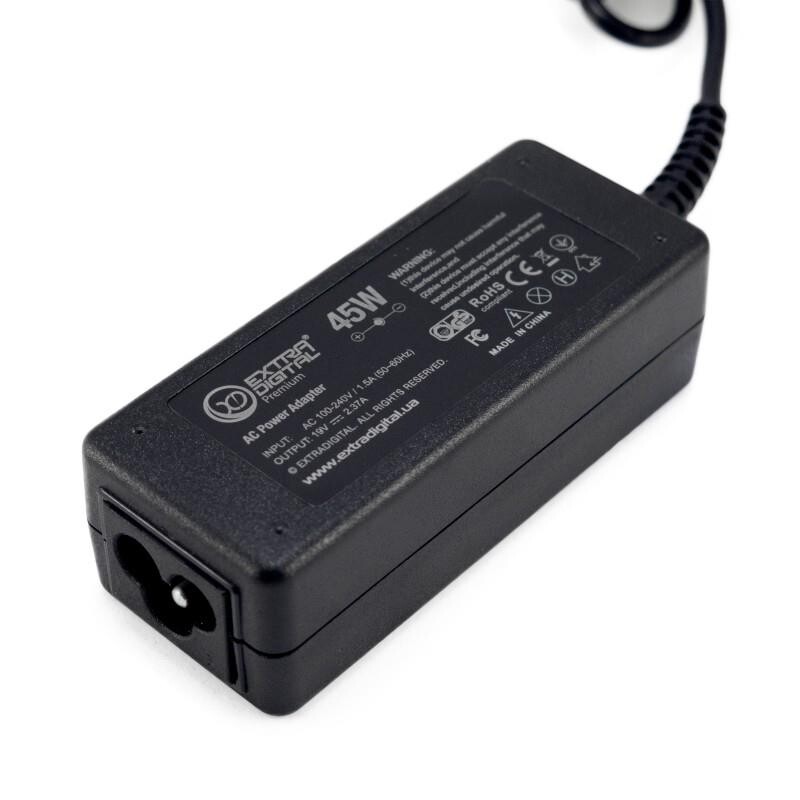 Блок живлення Extradigital для ноутбука Acer 19V 2.37A 45W 3.0х1.1мм + каб. живл. (PSA3875)