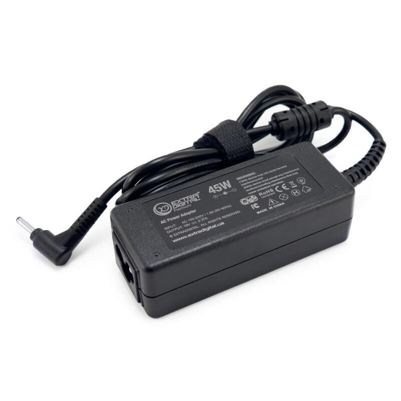 Блок живлення Extradigital для ноутбука Acer 19V 2.37A 45W 3.0х1.1мм + каб. живл. (PSA3875)