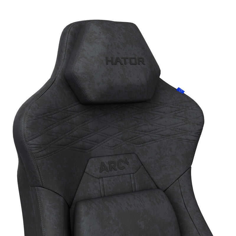 Крісло для геймерів Hator Arc 4 XXL Velour Black (HTC4440XXL)