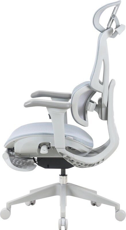 Крісло офісне OfficePro Elite OC950GLB Gray/Light Blue