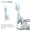 Фото - Крісло офісне OfficePro Elite OC950GLB Gray/Light Blue | click.ua