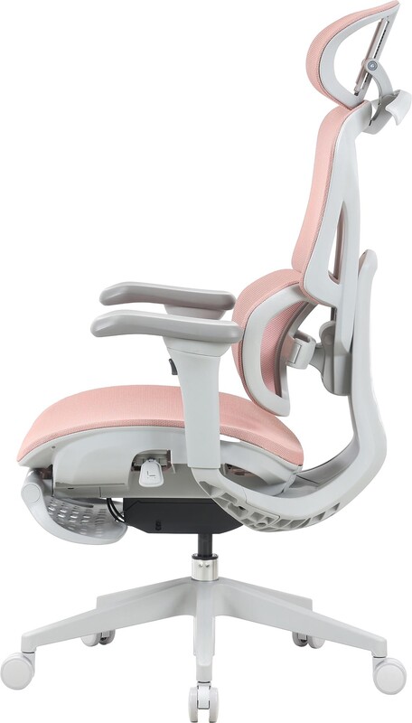 Крісло офісне OfficePro Elite OC950GLP Gray/Light Pink