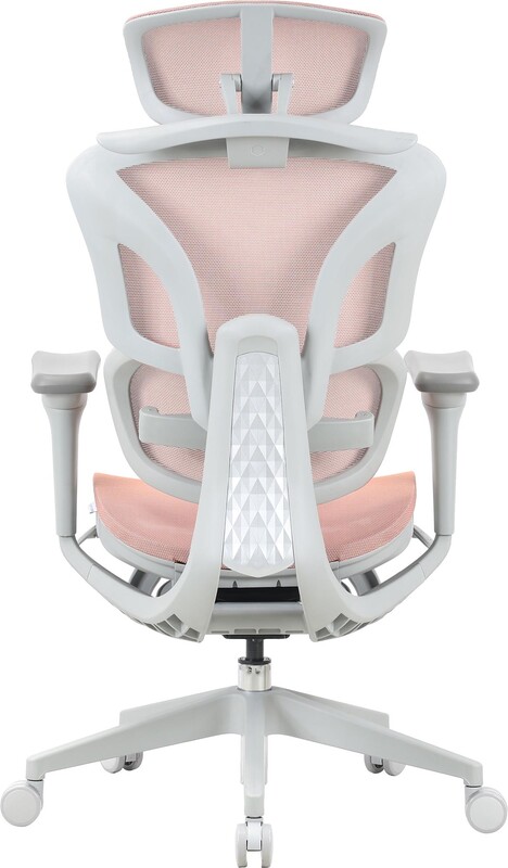 Крісло офісне OfficePro Elite OC950GLP Gray/Light Pink
