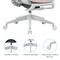 Фото - Крісло офісне OfficePro Elite OC950GLP Gray/Light Pink | click.ua