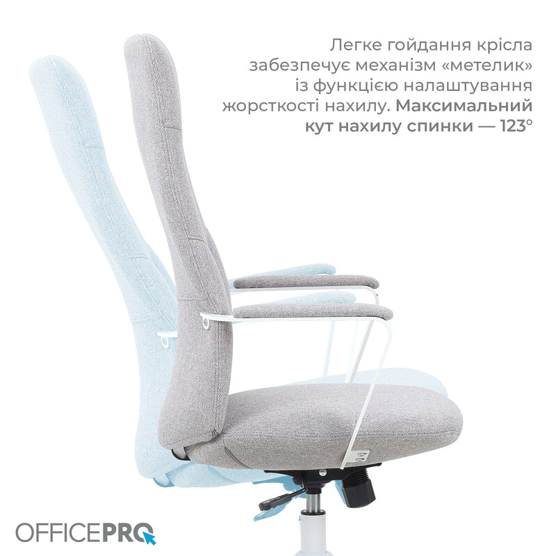 Крісло офісне OfficePro Shift OC545G Gray