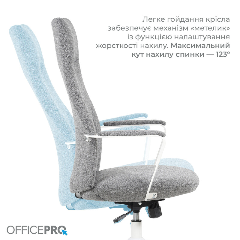 Крісло офісне OfficePro Shift OC545DG Dark Gray
