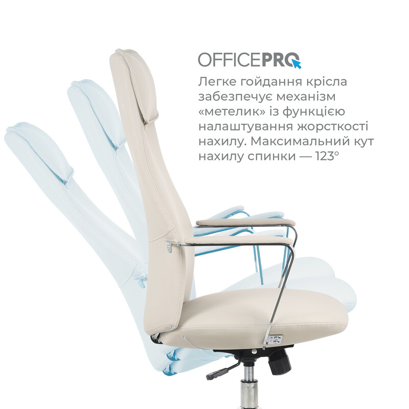 Крісло офісне OfficePro Shift OC533G Gray