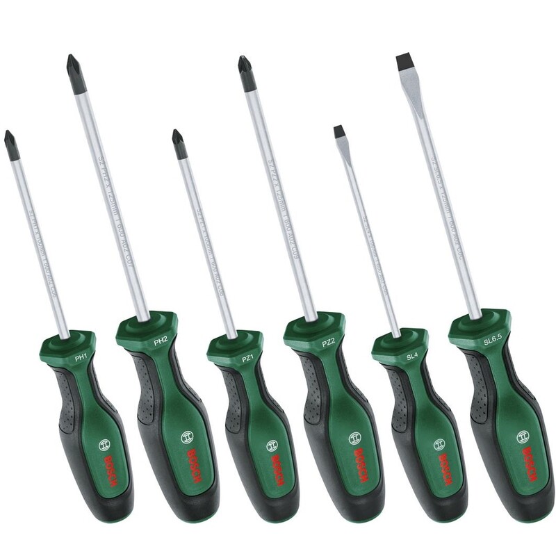 Набор отверток Bosch SL 4, 6.5 мм, PH1х100 мм, PH2х125 мм, PZ1х100 мм, PZ2х125 мм, 6 шт. (1.600.A02.BX7)