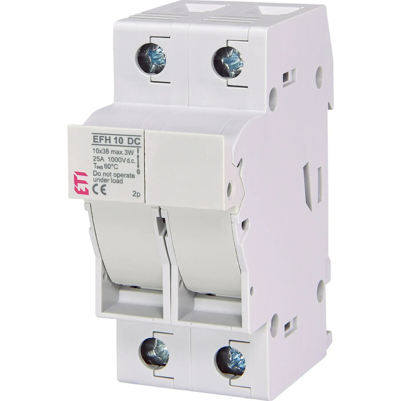 Тримач запобіжника ETI EFH 10 2P 25A 1000V DC (2540203)