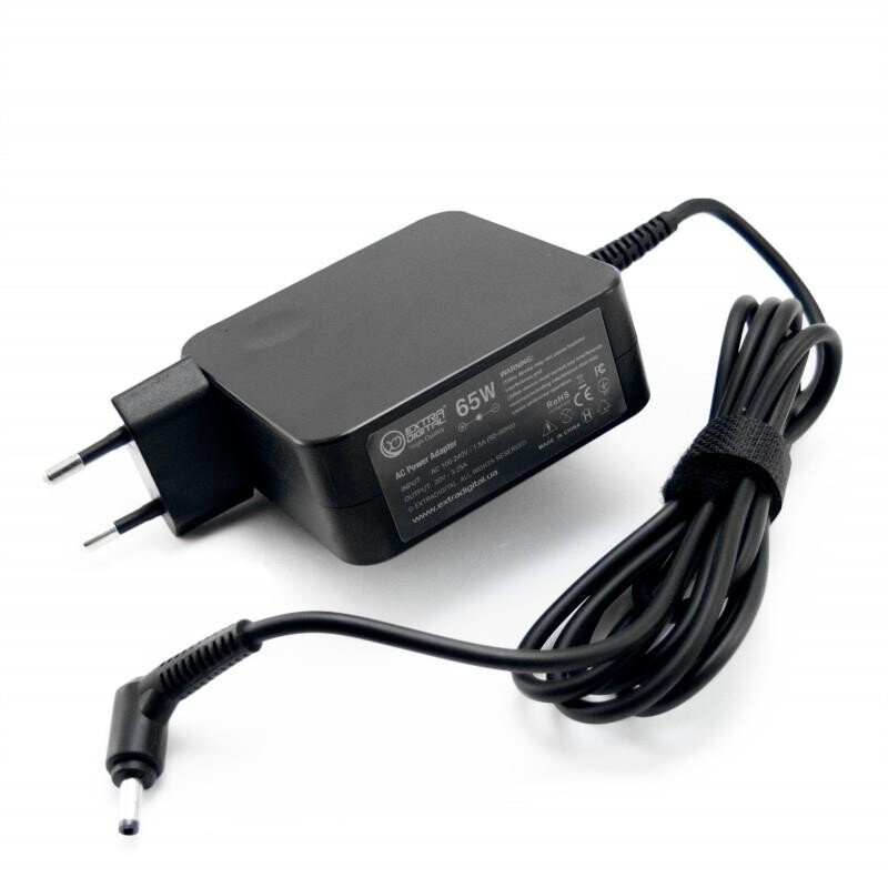 Блок живлення Extradigital High Quality для ноутбука Lenovo 20V 3.25A 65W 4.0х1.7мм + каб. живл. (PSL3867)