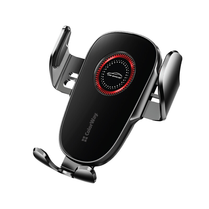 Тримач автомобільний СolorWay ClampSnap Holder Black (CW-CHMH19-BK)
