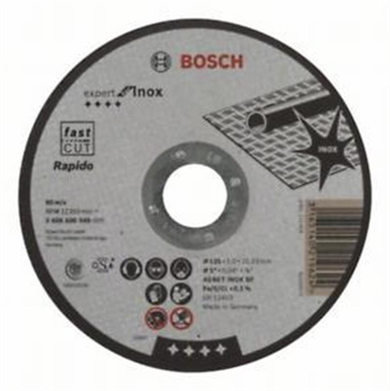 Круг отрезной по металлу Bosch 125x1 (2608600549)