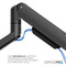 Фото - Кронштейн OfficePro MA601B 17-40" Black (VESA100х100) | click.ua