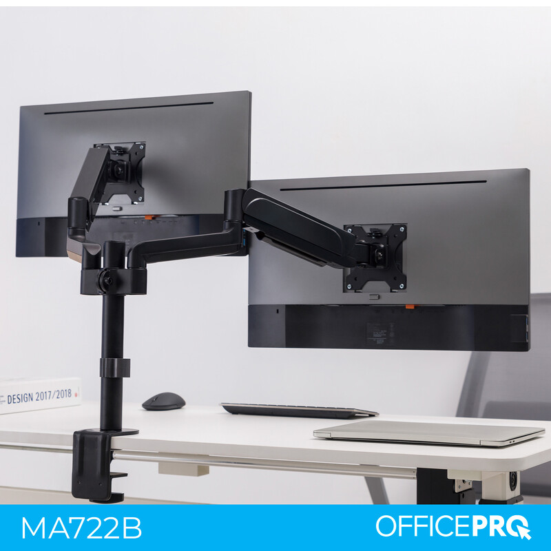 Кронштейн OfficePro MA722B 17-32" Black (VESA100х100)