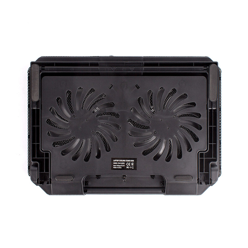 Охолоджуюча пiдставка для ноутбука ColorWay Cooling Laptop Q100, 10-17” (CW-CLQ100)
