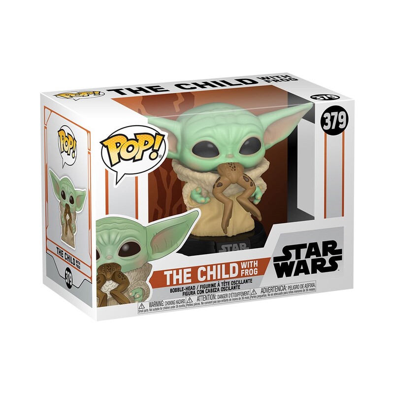 Коллекционная фигурка Funko POP Star Wars: Mandalorian - The Child w/frog (5908305247562)