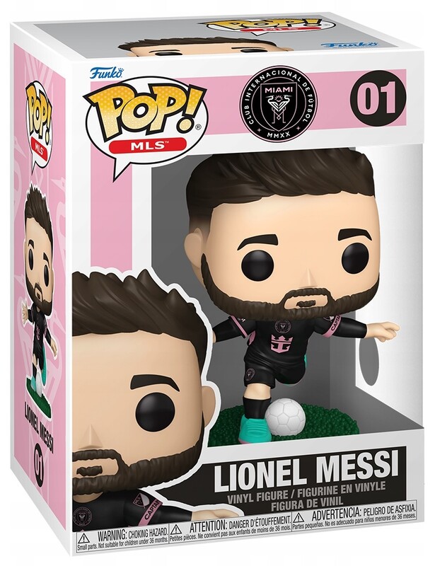 Коллекционная фигурка Funko POP Football: Inter Miami - Lionel Messi (Away) (5908305249917)