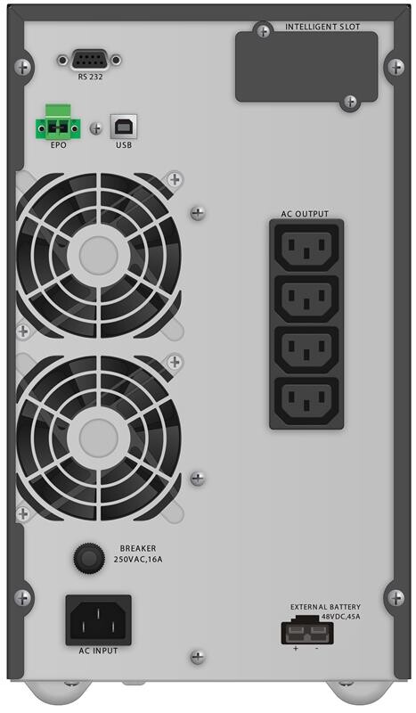 ДБЖ PowerWalker VFI 2000 TGB 2000VA, 4хIEC, USB (10122099)