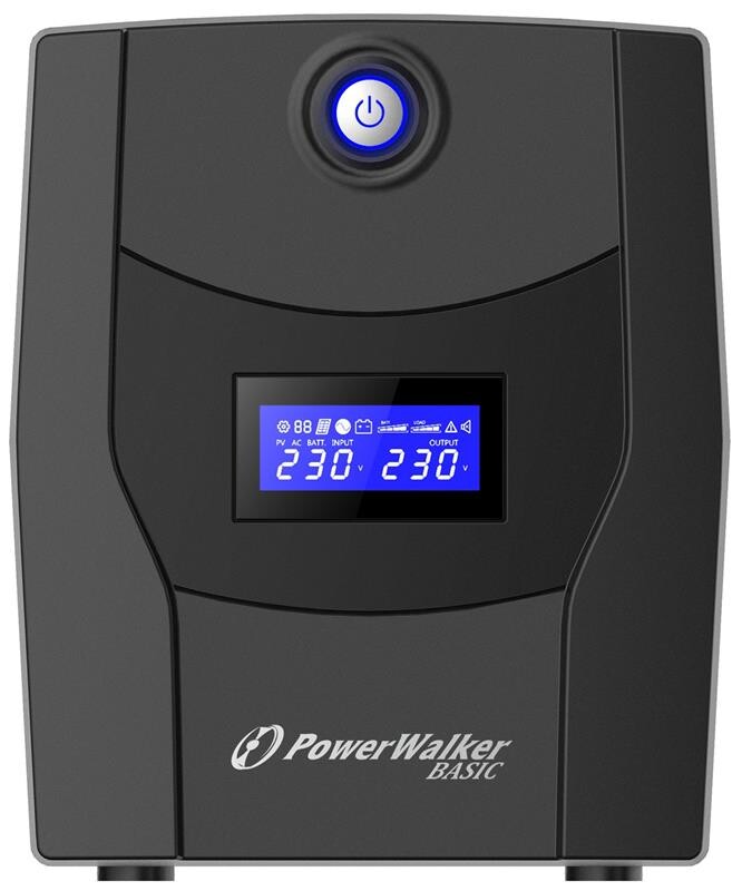 ДБЖ PowerWalker Basic VI 2200 STL 2200VA, 4xSchuko, USB (10121077)