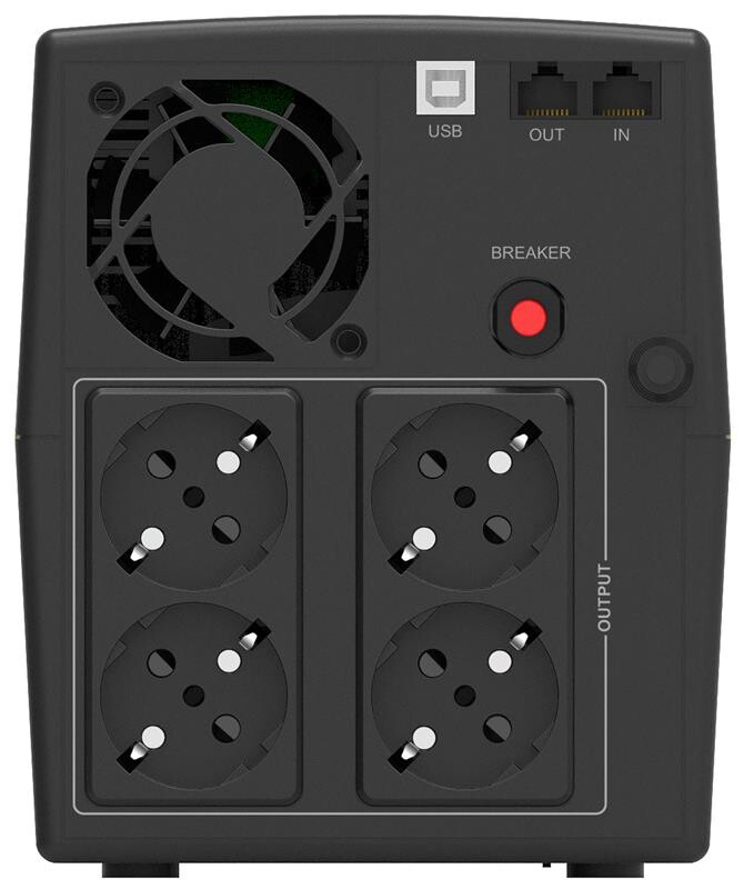 ДБЖ PowerWalker Basic VI 2200 STL 2200VA, 4xSchuko, USB (10121077)
