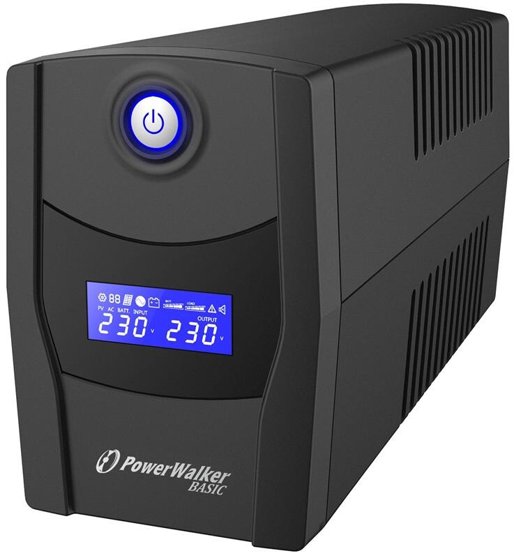 ДБЖ PowerWalker Basic VI 600 STL 600VA, 2xSchuko, USB (10121072)