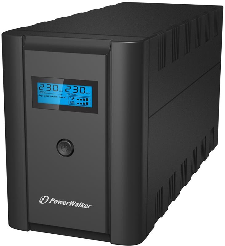 ИБП PowerWalker VI 2200 SHL 2200VA, 2xSchuko, 2xIEC, USB (10120098)