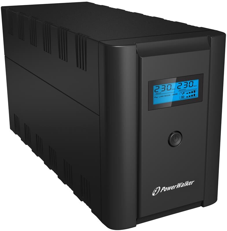 ИБП PowerWalker VI 2200 SHL 2200VA, 2xSchuko, 2xIEC, USB (10120098)