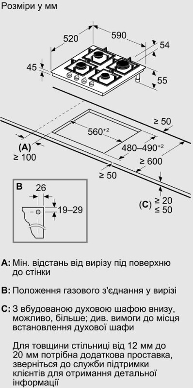 Варильна поверхня Bosch PRP6A6H40R