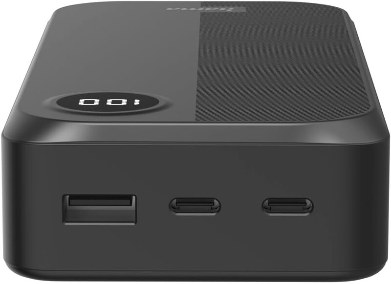 Універсальна мобільна батарея Hama 20000mAh 15W Black (00201755)