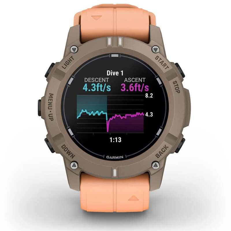Смарт-часы Garmin Descent G2 Paloma with Shell Pink Band (010-02986-01)