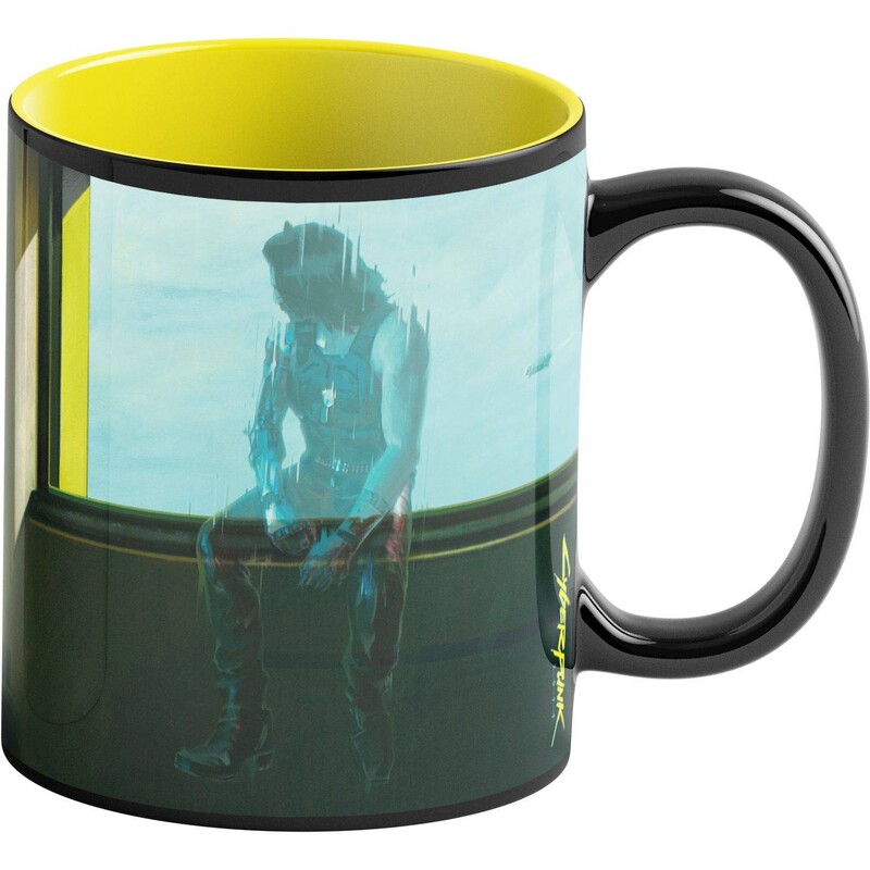 Чашка GoodLoot Game Art Chronicles Cyberpunk 2077 V & Edward Hopper 450 мл (5908305247647)