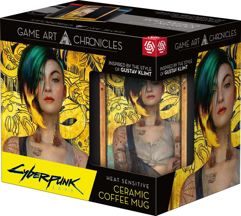 Чашка GoodLoot Game Art Chronicles Cyberpunk 2077 Judy & Gustav Klimt 450 мл (5908305247654)