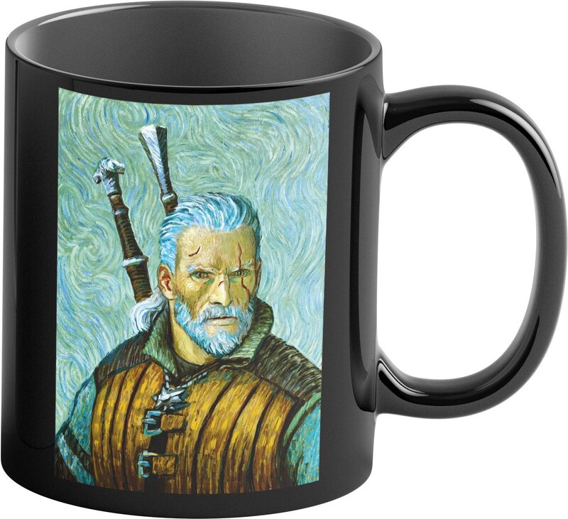 Чашка GoodLoot Game Art Chronicles: The Witcher Geralt Van Gogh 450 мл (5908305247661)