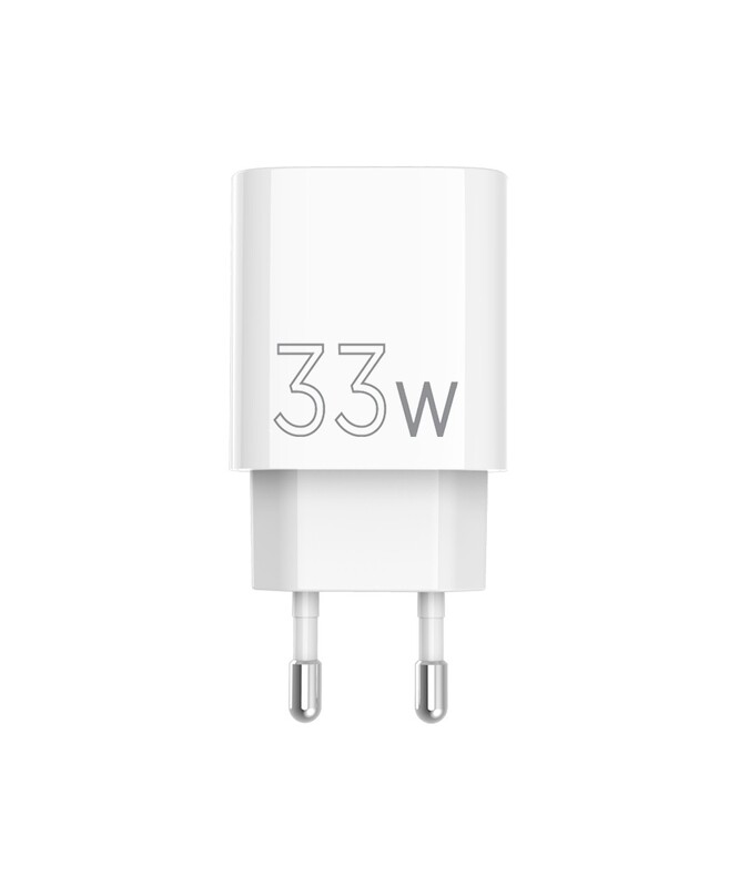 Сетевое зарядное устройство Sigma mobile X-power 33W GaN, PD, QC (1xUSB-C + 1xUSB-A) White (PS33-01)