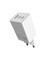 Фото - Мережевий зарядний пристрій Sigma mobile X-power 65W GaN, PD, QC (2xUSB-C + 1xUSB-A) White (PS65-01) | click.ua